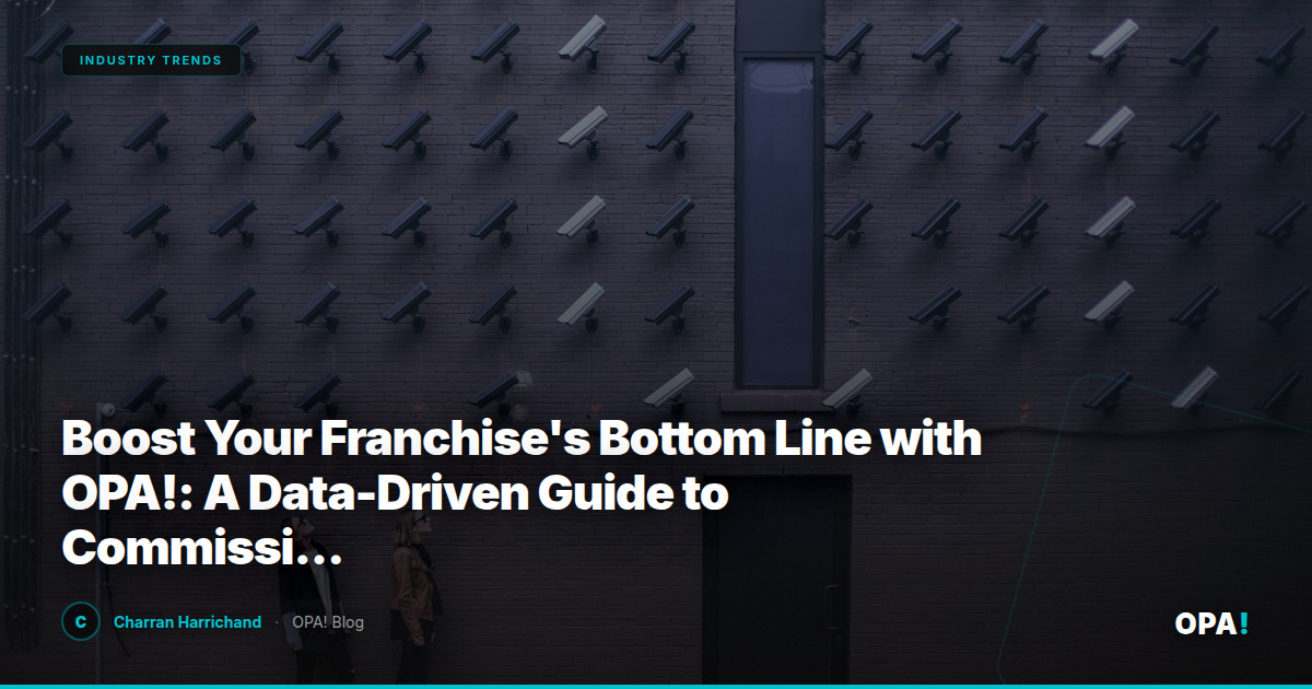 Boost Your Franchise's Bottom Line with OPA!: A Data-Driven Guide to Commission-Free First-Party Ordering Solutions