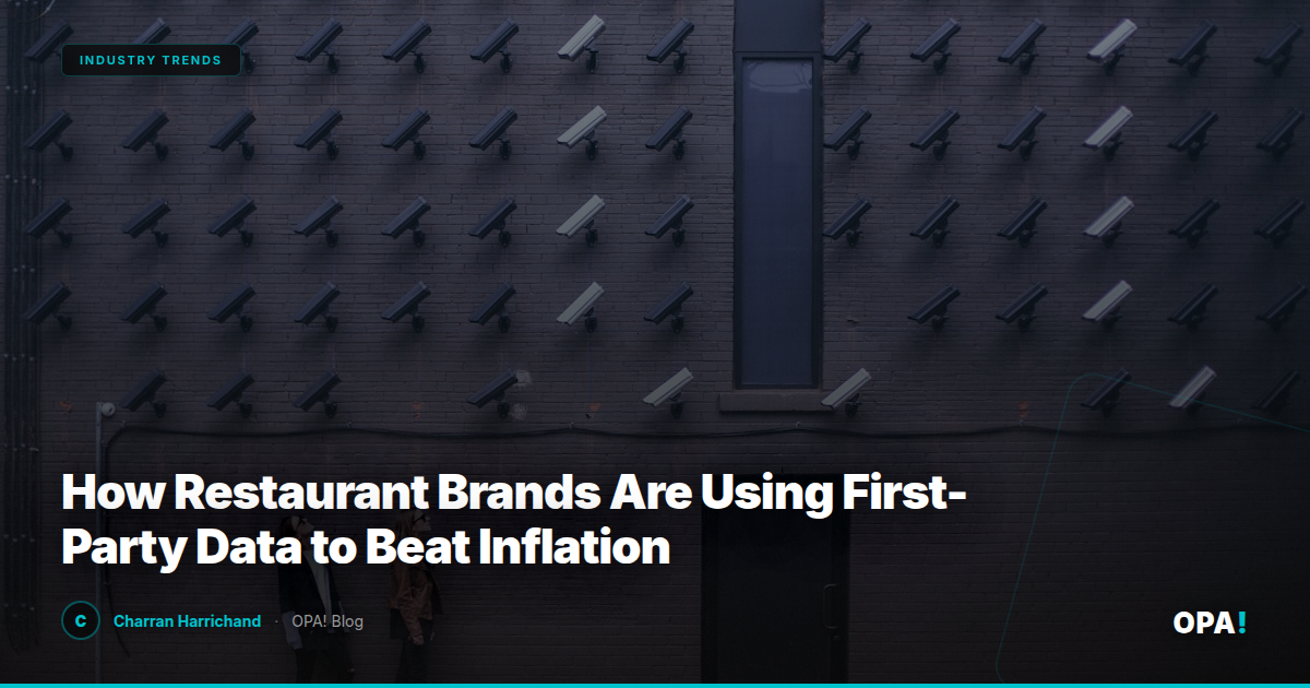 How Restaurant Brands Are Using First-Party Data to Beat Inflation