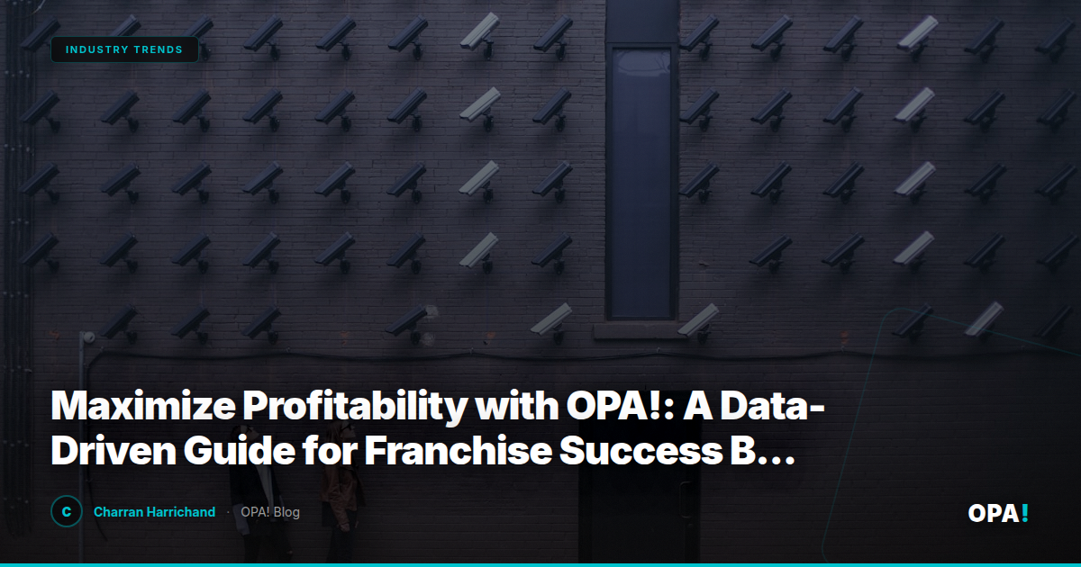 Maximize Profitability with OPA!: A Data-Driven Guide for Franchise Success Beyond Third-Party Marketplaces