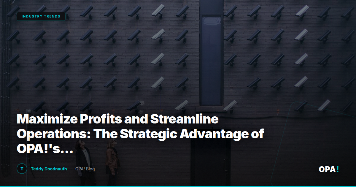 Maximize Profits and Streamline Operations: The Strategic Advantage of OPA!'s Commission-Free, First-Party Ordering for Enterprise and Franchise Restaurant Success
