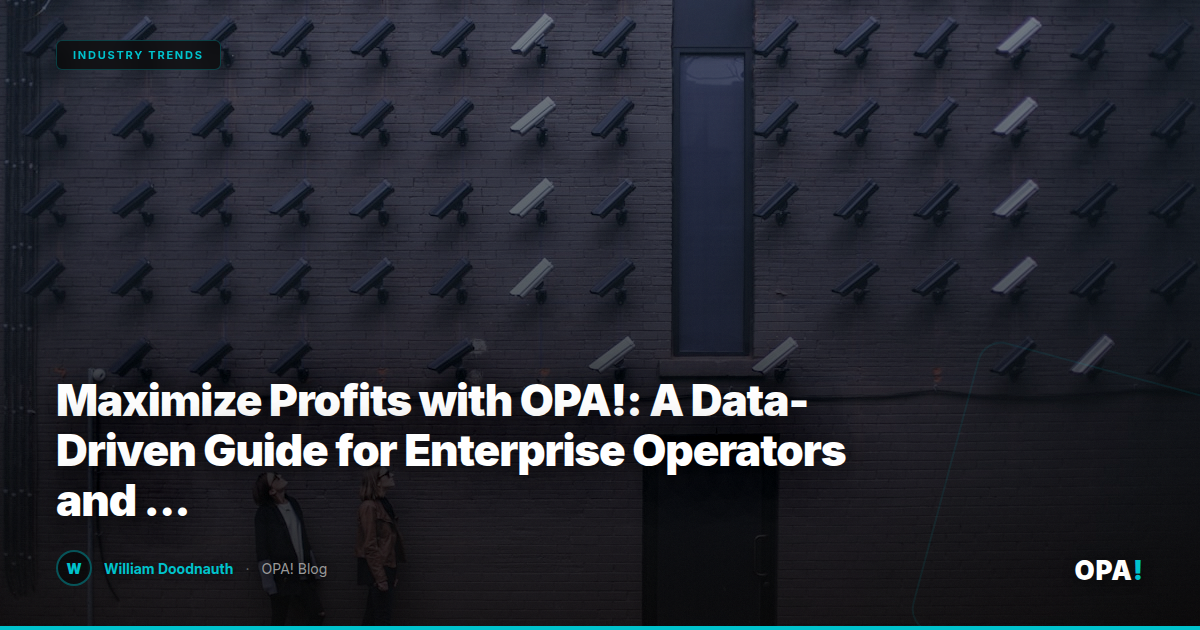 Maximize Profits with OPA!: A Data-Driven Guide for Enterprise Operators and Franchise Buyers to Optimize First-Party Ordering and Bypass Costly Third-Party Marketplaces