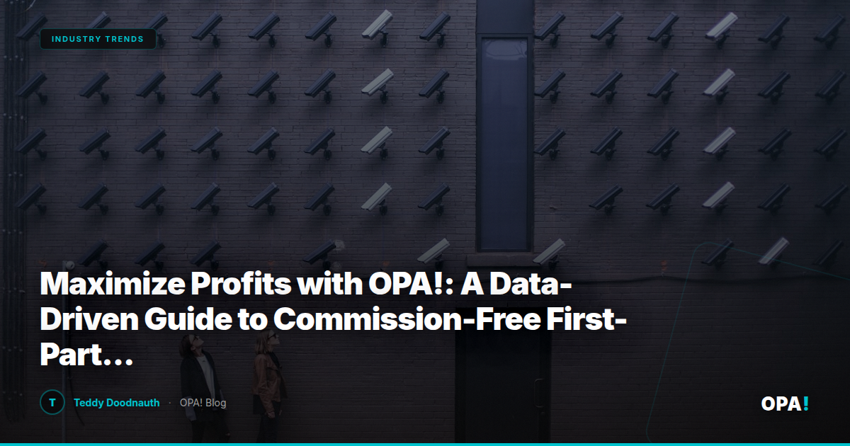 Maximize Profits with OPA!: A Data-Driven Guide to Commission-Free First-Party Ordering for Franchise and Enterprise Operators