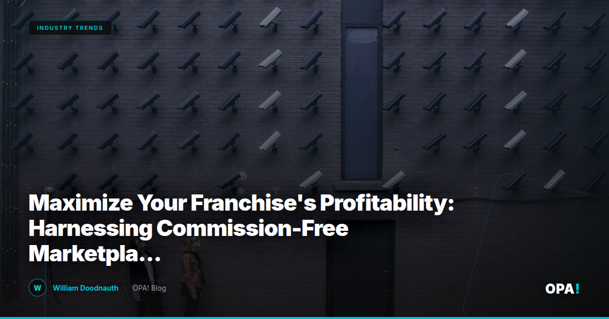 Maximize Your Franchise's Profitability: Harnessing Commission-Free Marketplaces and First-Party Ordering for Strategic Growth