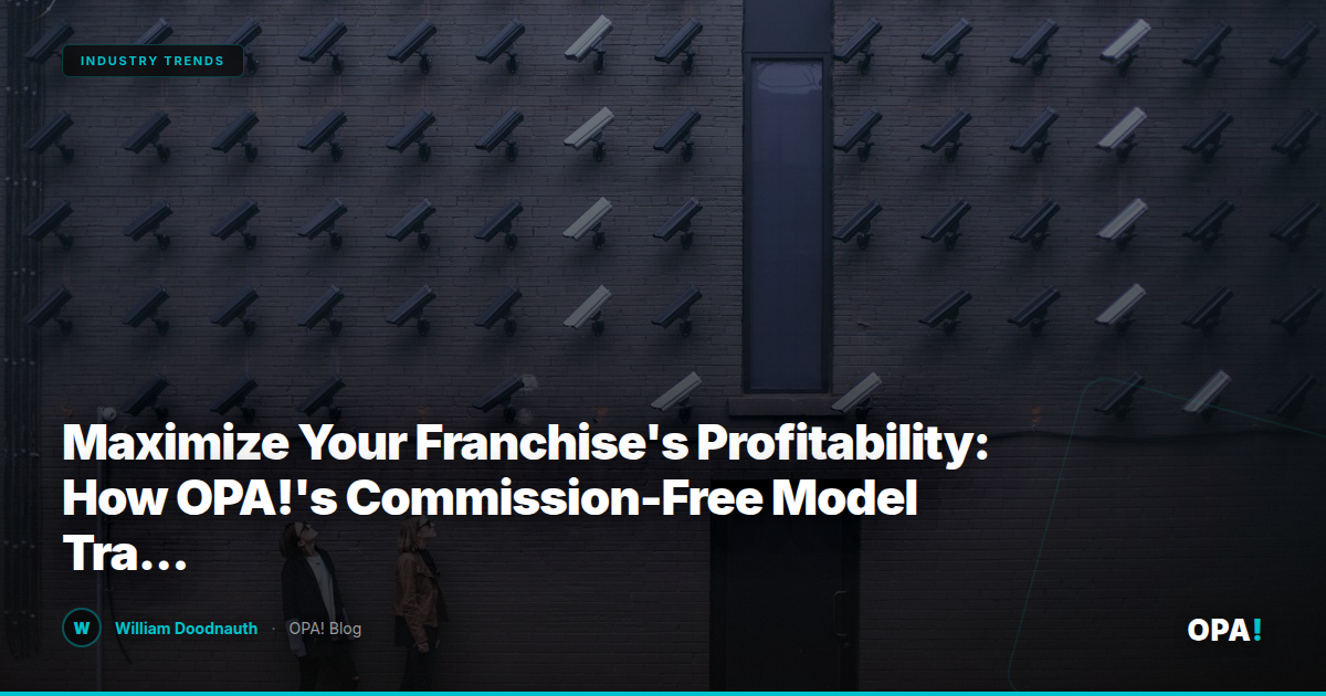 Maximize Your Franchise's Profitability: How OPA!'s Commission-Free Model Transforms Third-Party Marketplace Strategy