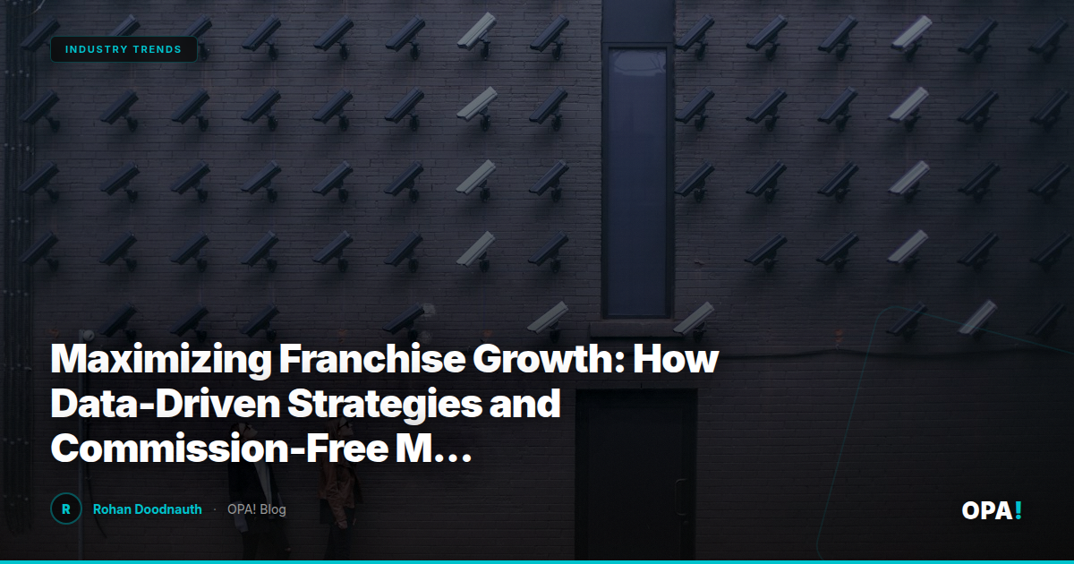 Maximizing Franchise Growth: How Data-Driven Strategies and Commission-Free Marketplaces Empower Enterprise Operators