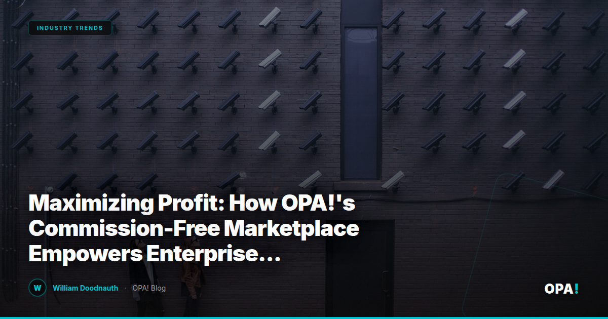 Maximizing Profit: How OPA!'s Commission-Free Marketplace Empowers Enterprise Restaurants and Franchises Through Strategic Tech Integration and First-Party Ordering