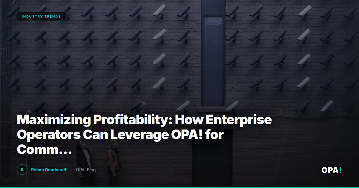 Maximizing Profitability: How Enterprise Operators Can Leverage OPA! for Commission-Free Growth Amidst Third-Party Marketplace Dynamics