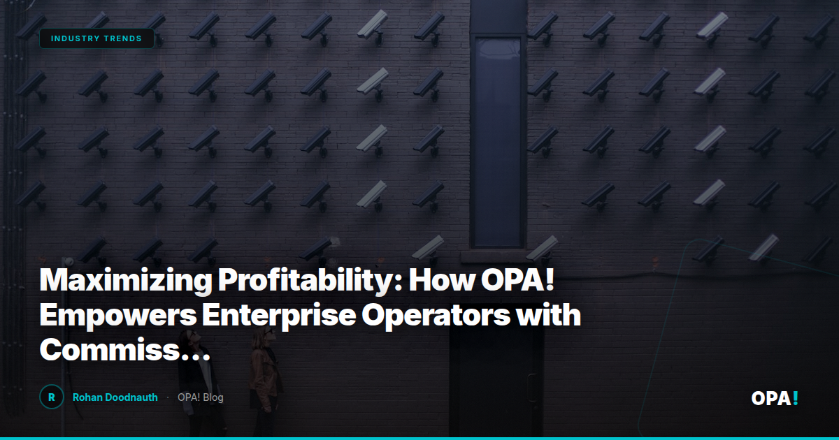 Maximizing Profitability: How OPA! Empowers Enterprise Operators with Commission-Free First-Party Ordering and Integrated POS Solutions