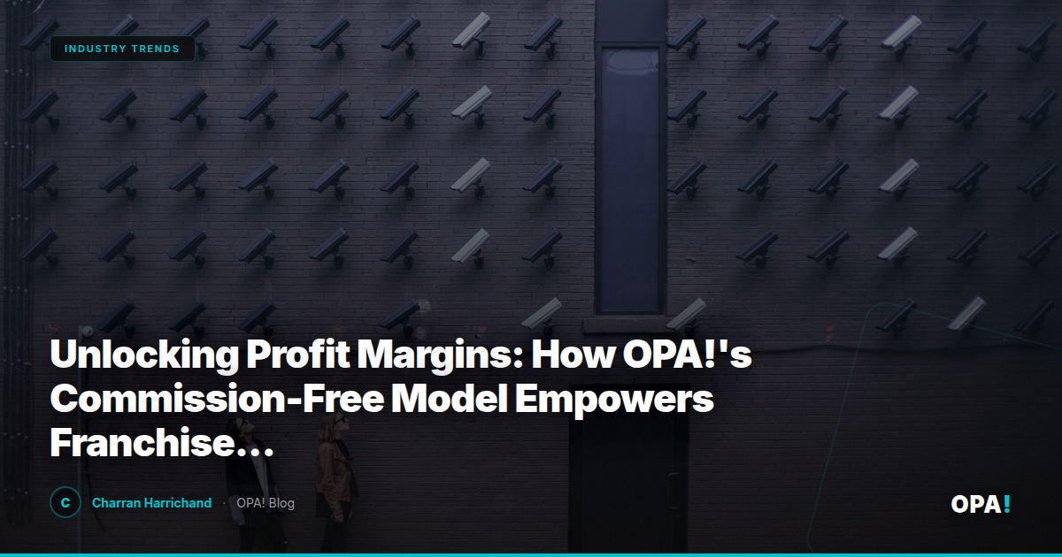 Unlocking Profit Margins: How OPA!'s Commission-Free Model Empowers Franchise Operators with Data-Driven Insights