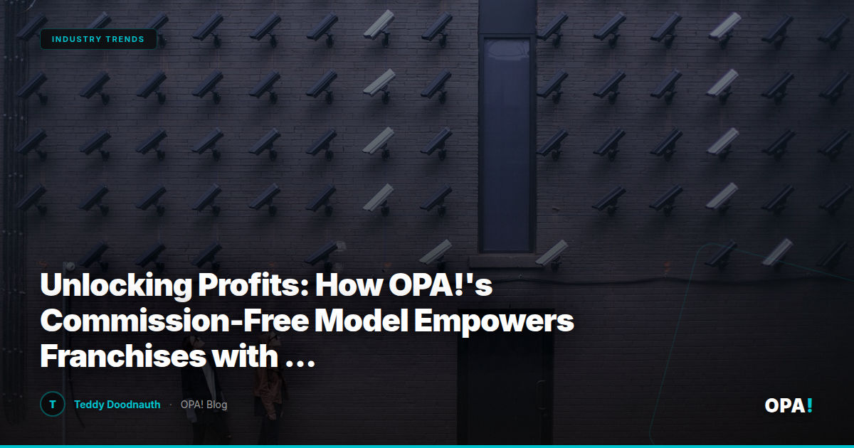 Unlocking Profits: How OPA!'s Commission-Free Model Empowers Franchises with Data-Driven Insights and First-Party Ordering Solutions