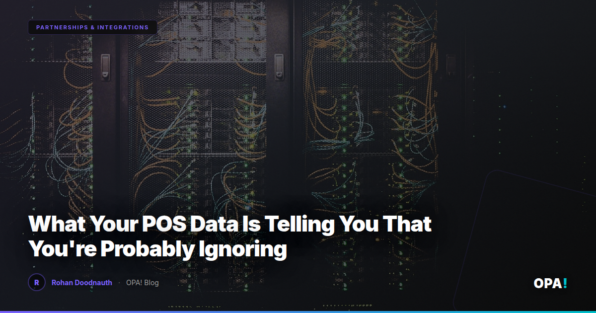 What Your POS Data Is Telling You That You're Probably Ignoring